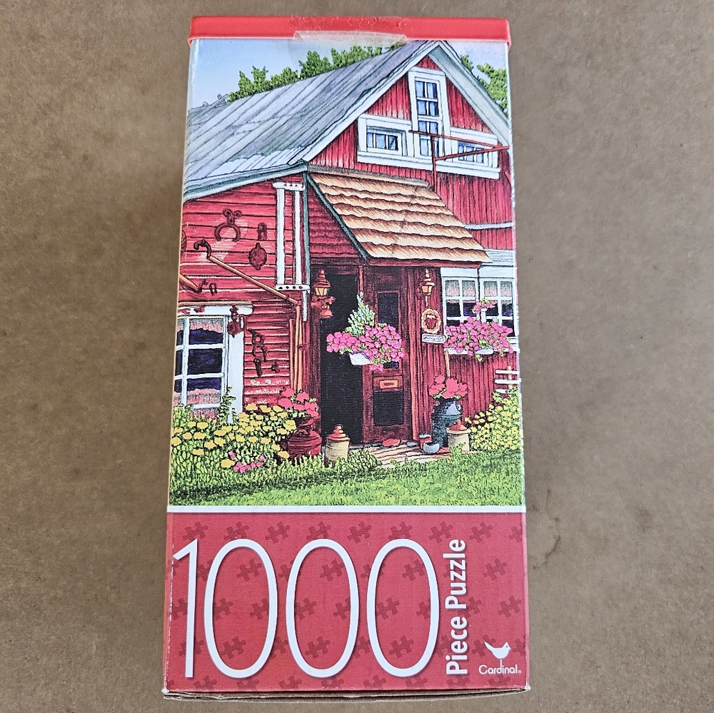 Cardinal "Country Gift Shop, Eden, NY" 1000 Piece Jigsaw Puzzle Reference Poster